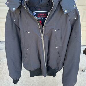 Moose Knuckles Black Puffer Jacket